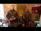 Dans le Donbass, un aumônier rend visite aux troupes pour fêter Noël