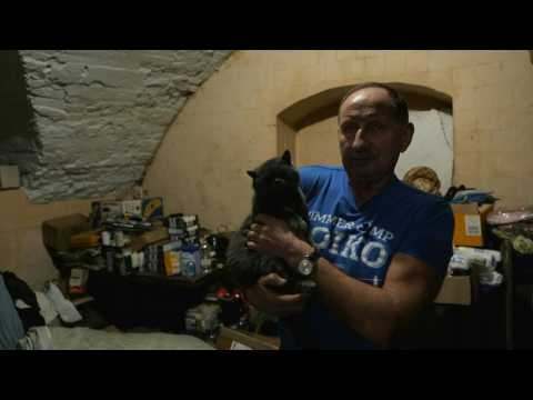In liberated Izyum, one man and his memories still live in the cellar