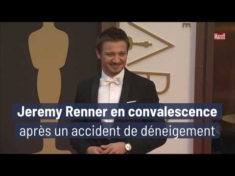 VIDEO : Jeremy Renner en convalescence aprs un accident de dneigement.