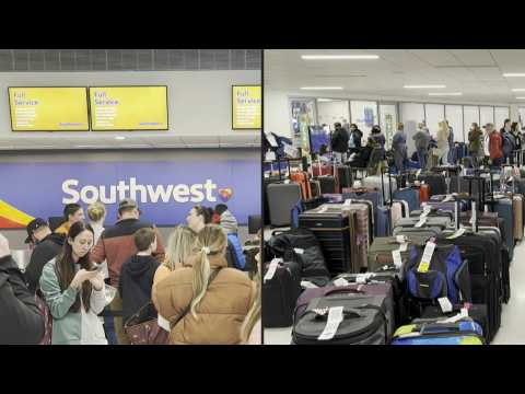 Passengers stranded at Nashville airport as Southwest Airlines cancels flights due to weather