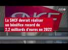 VIDÉO. La SNCF devrait réaliser un bénéfice record de 2,2 milliards d'euros en 2022