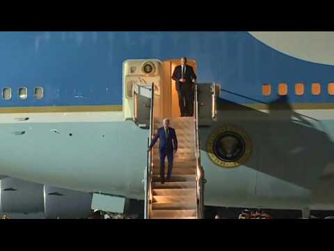US President Joe Biden touches down in Bali for G20 summit