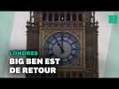 À Londres, Big Ben a de nouveau retenti après cinq ans de silence
