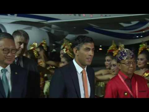 UK's new PM Sunak arrives in Bali for G20 summit