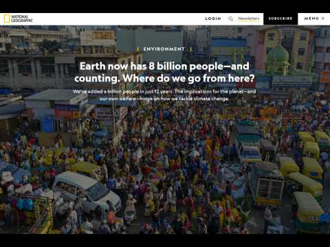 Eight billion people on planet Earth and worsening climate change: Where to from here?