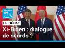 Xi Jinping / J. Biden : dialogue de sourds ? 3h de face-à-face en marge du G20