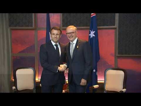 In Bali, France's Macron meets Australian PM Anthony Albanese