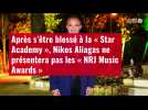 VIDÉO. Après s'être blessé à la « Star Academy », Nikos Aliagas ne présentera pas les « NRJ Music Awards »