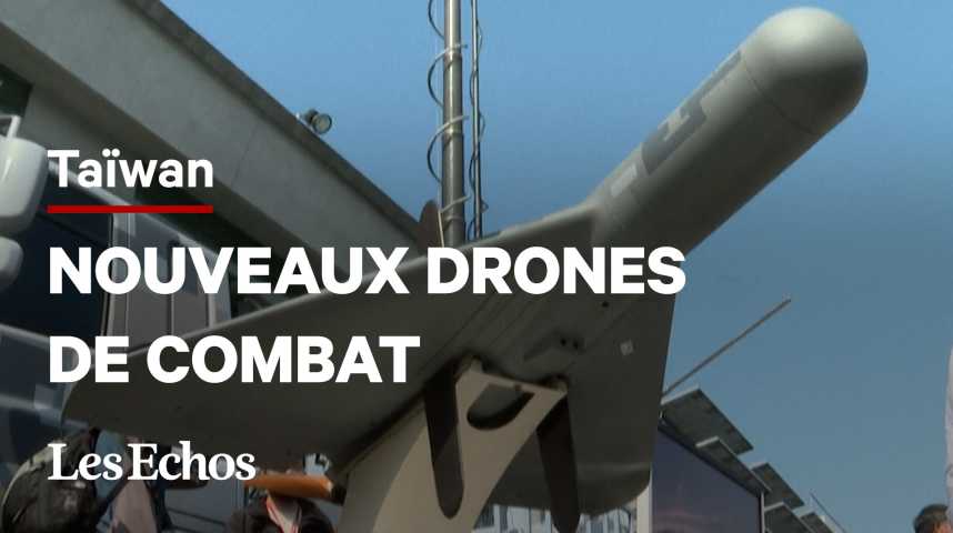Illustration pour la vidéo Taïwan dévoile ses nouveaux drones de combat