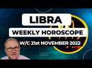 Libra Horoscope Weekly Astrology from 21st November 2022