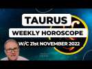 Taurus Horoscope Weekly Astrology from 21st November 2022