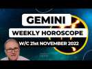 Gemini Horoscope Weekly Astrology from 21st November 2022