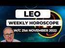 Leo Horoscope Weekly Astrology from 21st November 2022