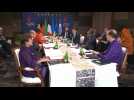 G20: Macron and EU leaders meet African Union leaders