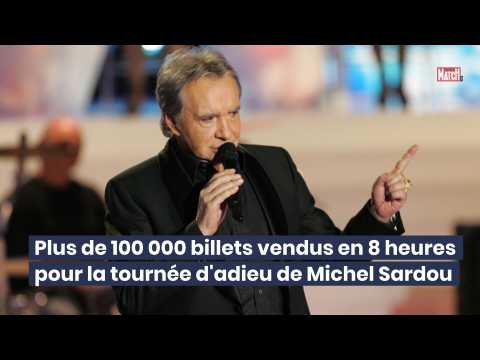 VIDEO : Plus de 100 000 billets vendus en 8 heures pour la tourne d'adieu de Michel Sardou