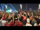 Moroccan football fans party in Doha