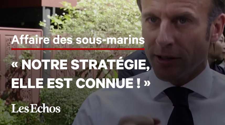 Illustration pour la vidéo France-Australie : l’offre sur les sous-marins « reste sur la table », d’après Macron 