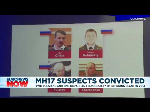 Three men given life sentences for shooting down flight MH17 over Ukraine in 2014