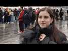 Les étudiants manifestes à Bruxelles contre la précarité