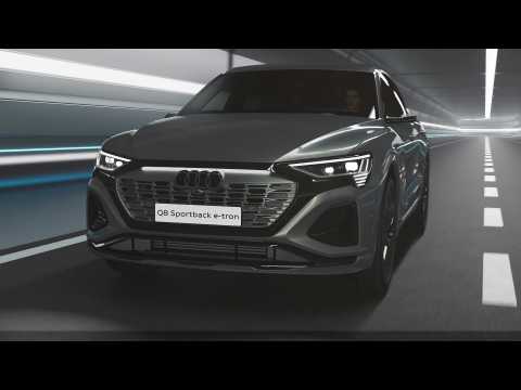 Audi Q8 Sportback e-tron Aerodynamics - Active grill shutter Animation