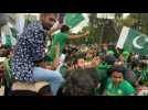 Pakistan fans cheer ahead of T20 World Cup final at Melbourne Cricket Ground