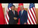 Xi, Biden shake hands as Bali summit begins