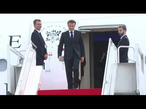 French President Macron arrives in Bali for G20 summit