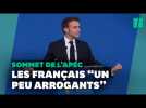 Macron parle des Français « arrogants », l'Élysée défend une « boutade »