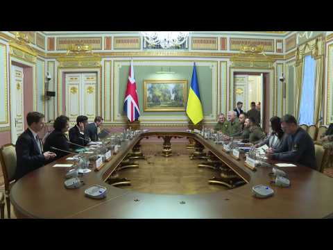 UK PM Rishi Sunak meets Volodymyr Zelensky in Kyiv