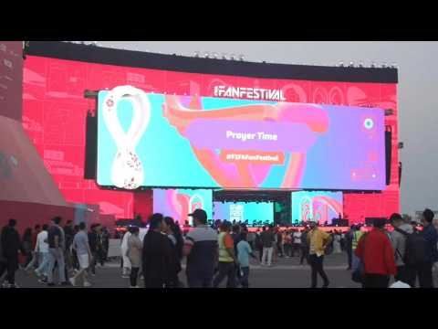 Qatar 2022 World Cup: FIFA fan zone opens in Doha