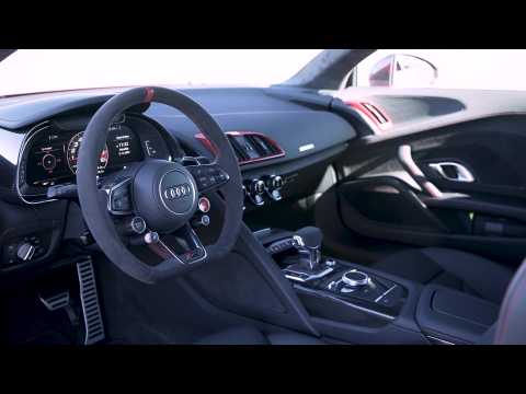 Audi R8 Coupé V10 GT RWD Interior Design in Tango Red