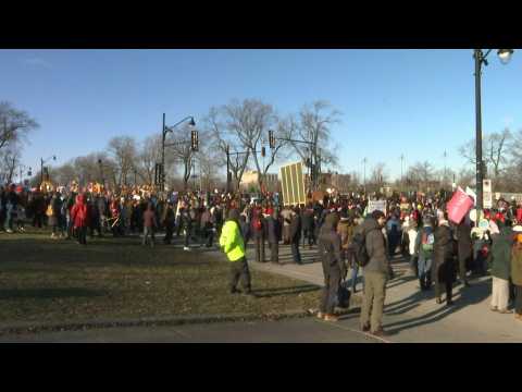 Hundreds opposing COP15 take to the streets in Montreal