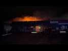 Incendie Intermarché Anizy
