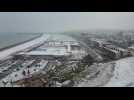 Dieppe sous la neige