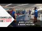 Avec l'Estac à Manchester