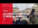 VIDEO. À Caen, les habitants semblent conquis par les statues de Guillaume et Mathilde