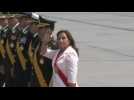 New Peru president Boluarte attends military parade