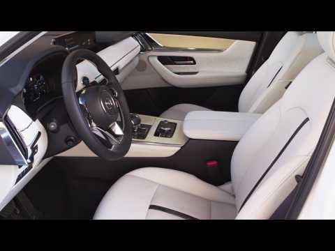 All-new 2022 Mazda CX-60 Interior Design in Rhodium White in Germany