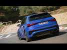 Audi RS 3 Sportback performance edition Design in Nogaro Blue
