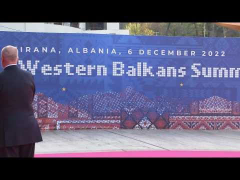 European officials and leaders arrive in Tirana for EU-Western Balkan Summit