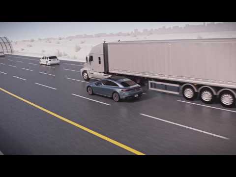 Mercedes-Benz Automatic Lane Change Assist animation