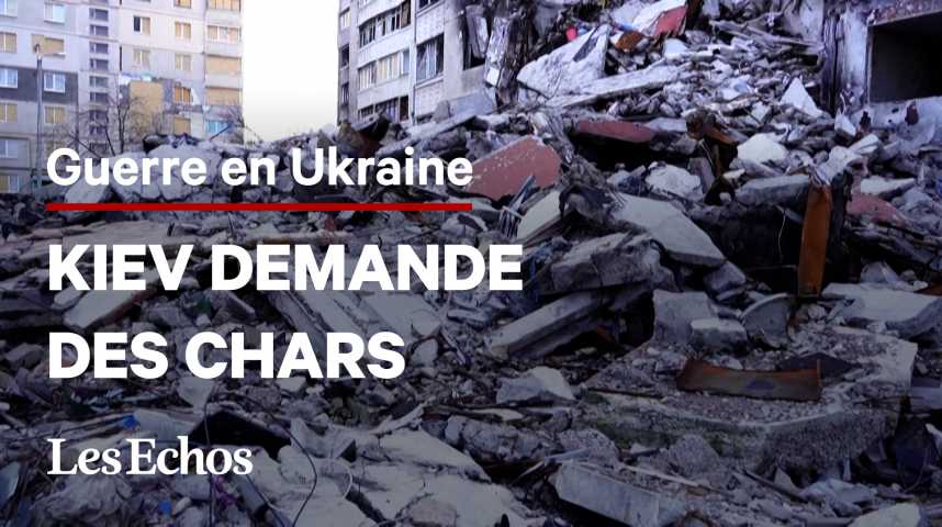 Illustration pour la vidéo Kharkiv bombardée quelques heures après la visite d'une ministre allemande