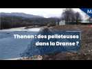 Thonon : que font ces pelleteuses dans le lit de la Dranse ?