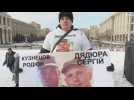 Des familles de prisonniers de guerre ukrainiens manifestent à Kiev pour les retrouver