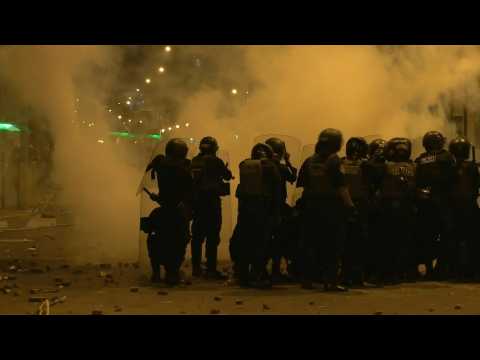 Scuffles in Lima as thousands rally against Peruvian government
