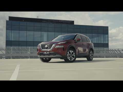 The new Nissan X-Trail Design Preview in Red