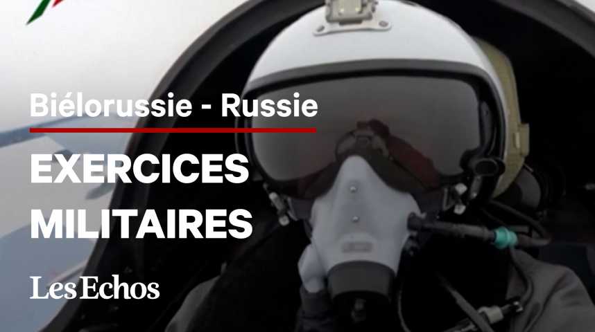 Illustration pour la vidéo La Biélorussie diffuse des images d’exercices aériens avec la Russie