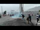 Peru: Anti-government protesters clash with police at Arequipa airport