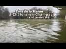 Crue d'hiver à Châlons-en-Champagne