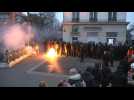Clashes in Paris during march against pension reform